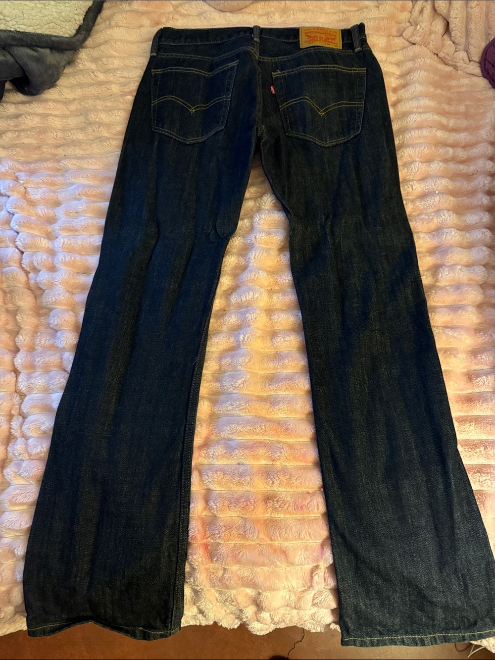 Levi's Men's Dark Blue Bootcut Jeans